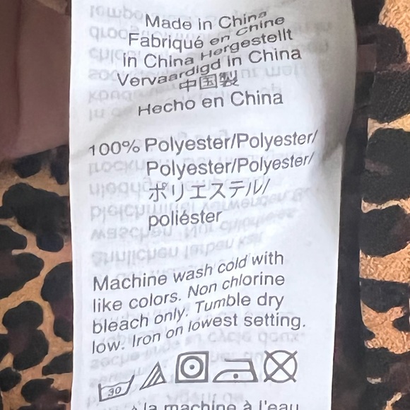 NWT | J. Crew | Leopard Wrap Blouse | Size Medium - Picture 6 of 7